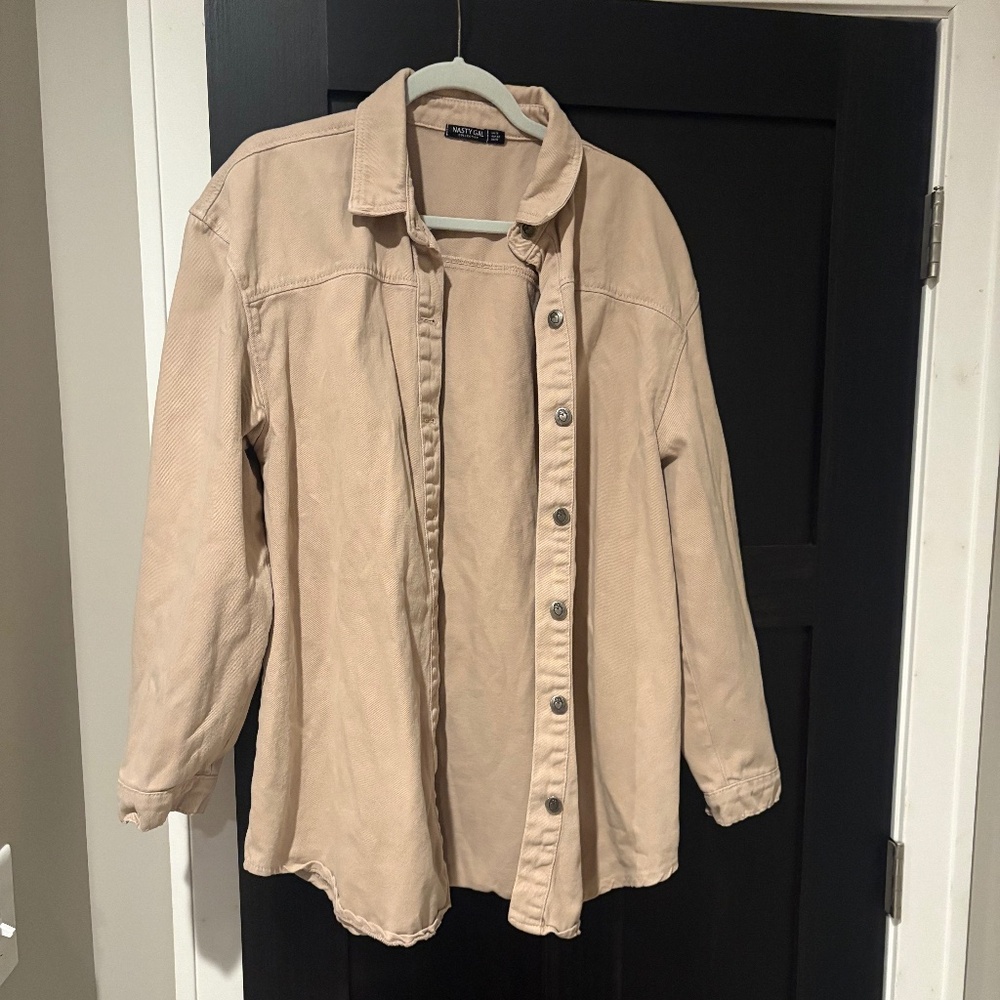 ***washed never worn*** oversized buttoned down denim shirt dress
